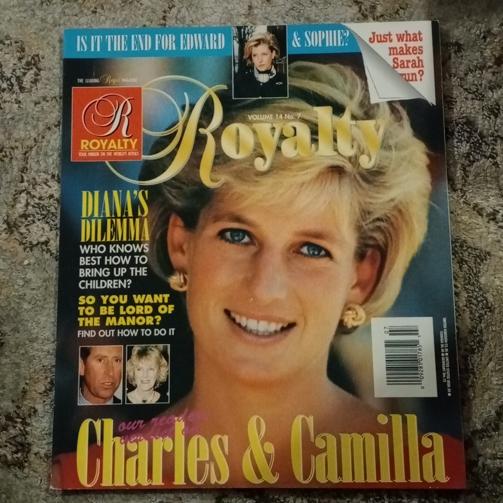 Royalty For Me Magazine Cover with Gold and Red Accents